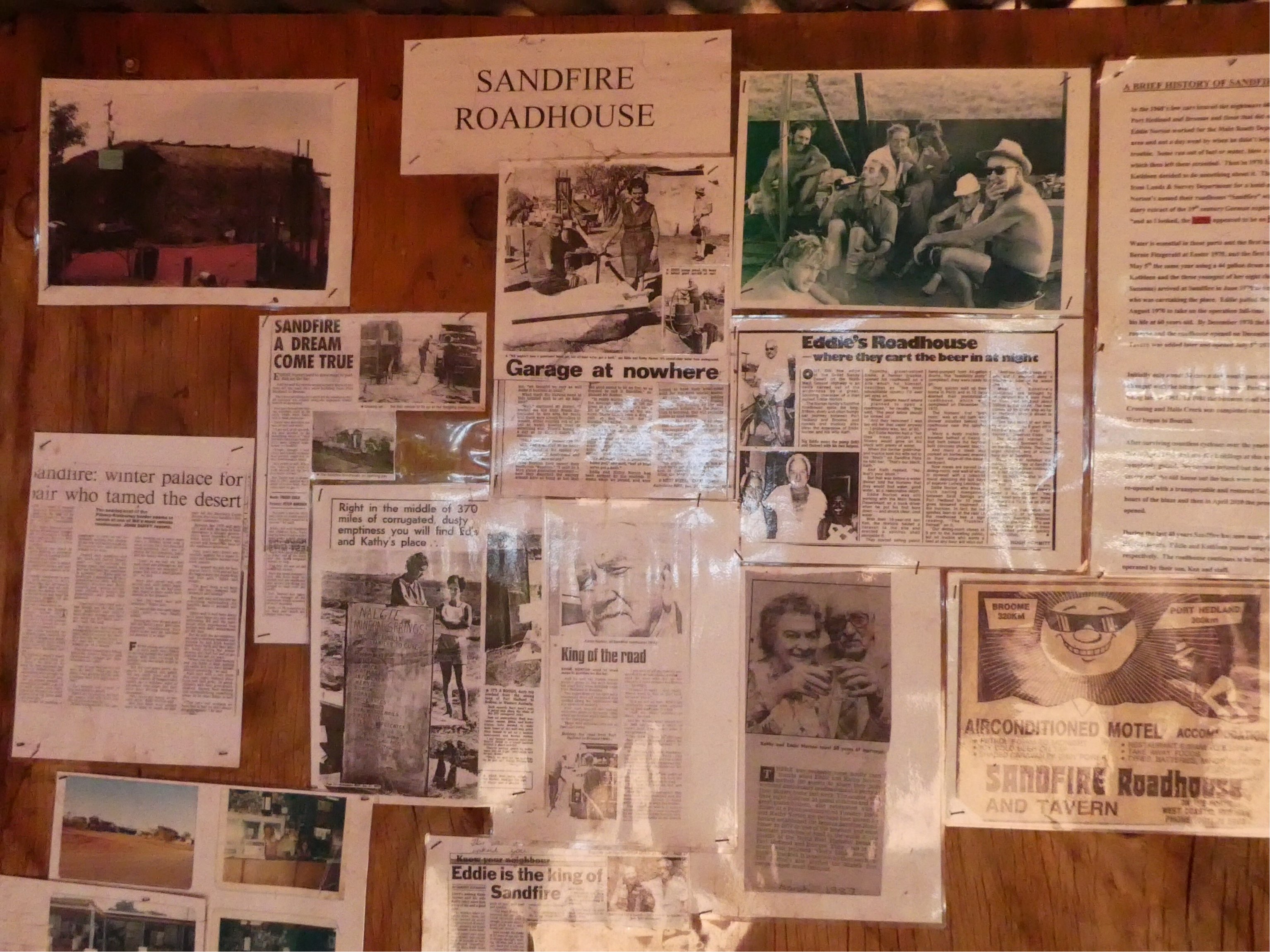 Steppenroller Reiseblog Kirsten Meyer Australien Sandfire Roadhouse Museum im Roadhouse